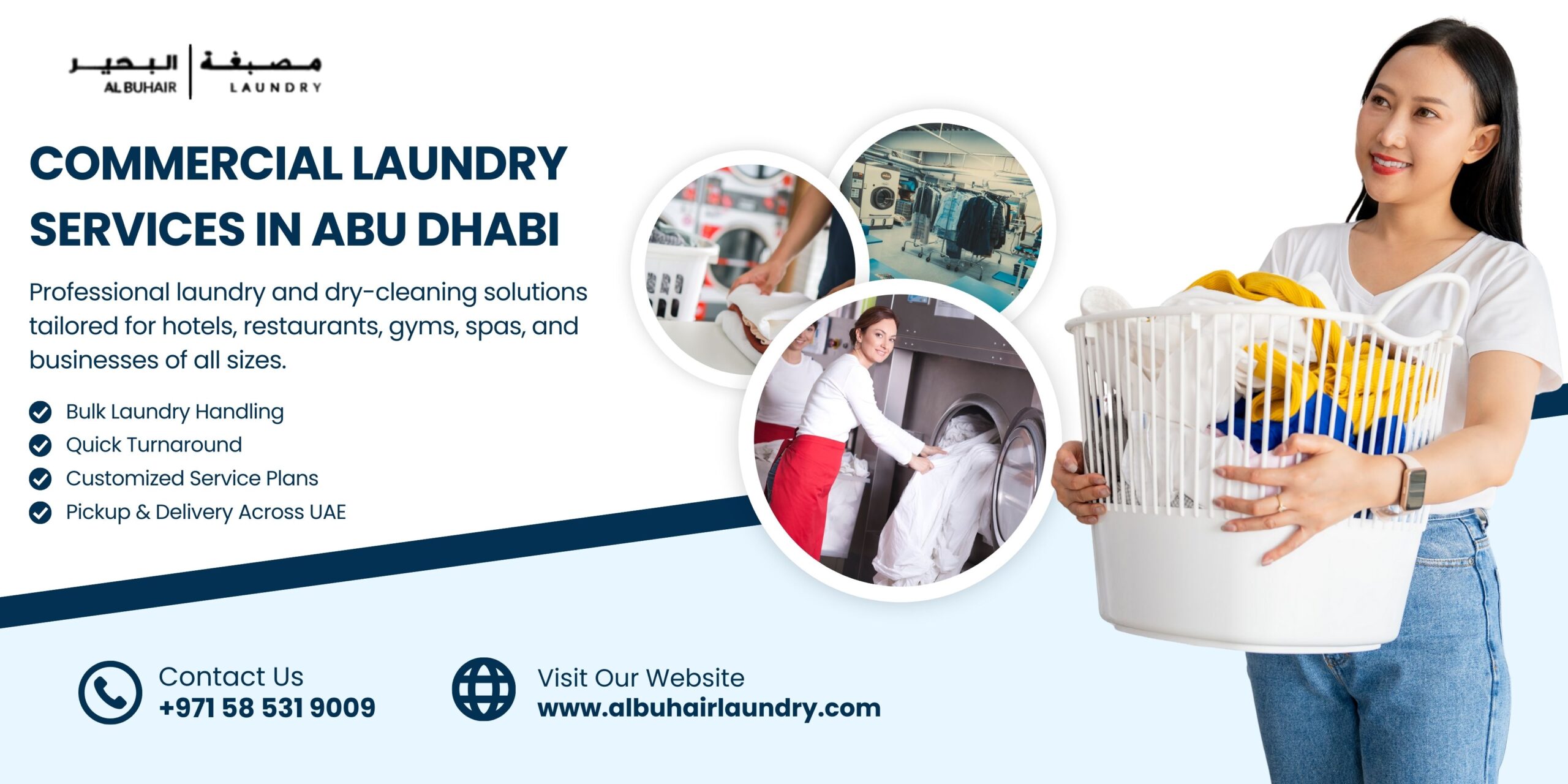 Commercial Laundry Services in Abu Dhabi