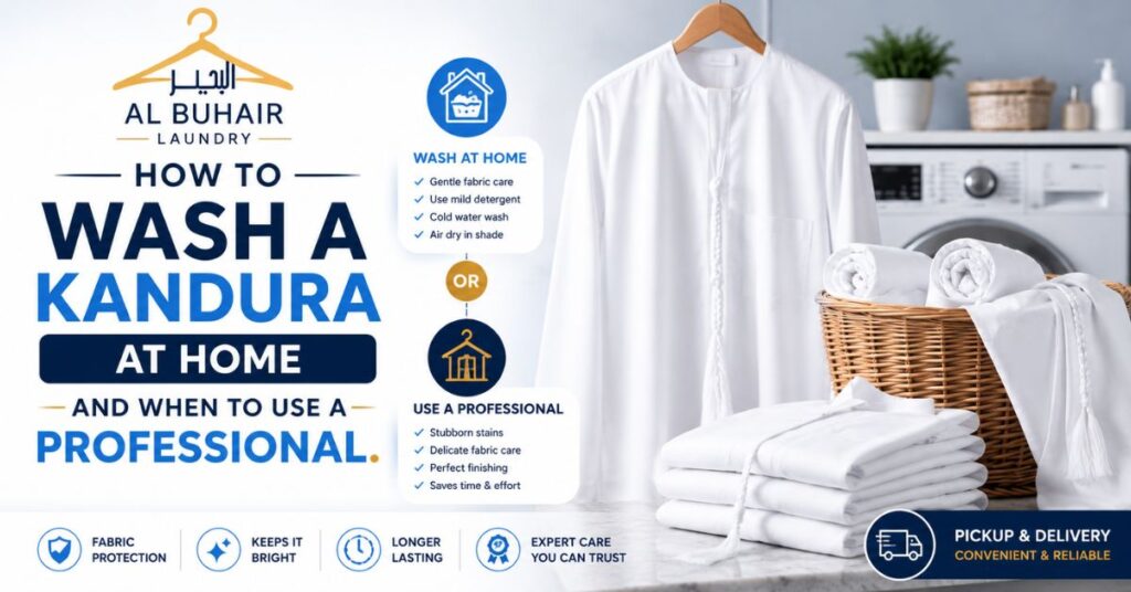 How to Wash a Kandura at Home — and When to Use a Professional