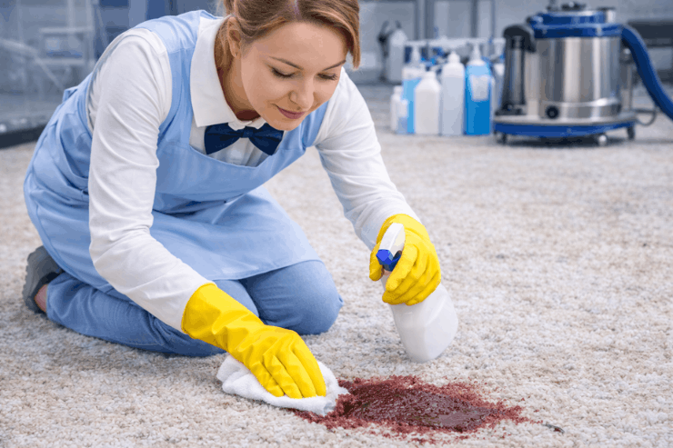 carpet stain removal service in Abu Dhabi for tough stains