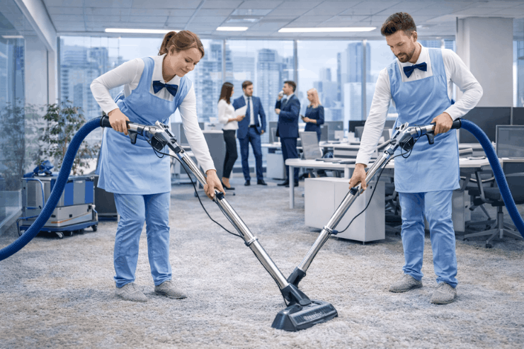 commercial carpet cleaning service in Abu Dhabi for offices and businesses