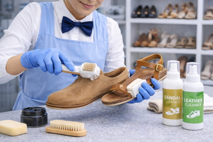 suede and sandal cleaning service in Abu Dhabi
